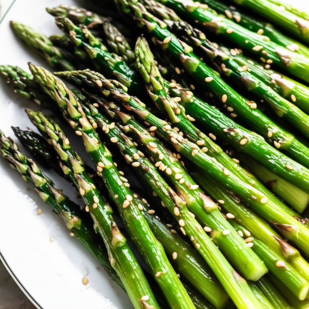 Asparagus With Sesame Seeds image