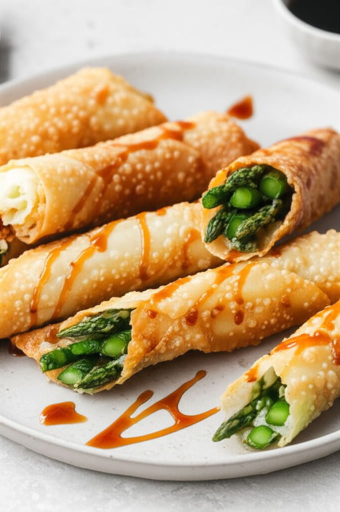 Asparagus Won Tons image