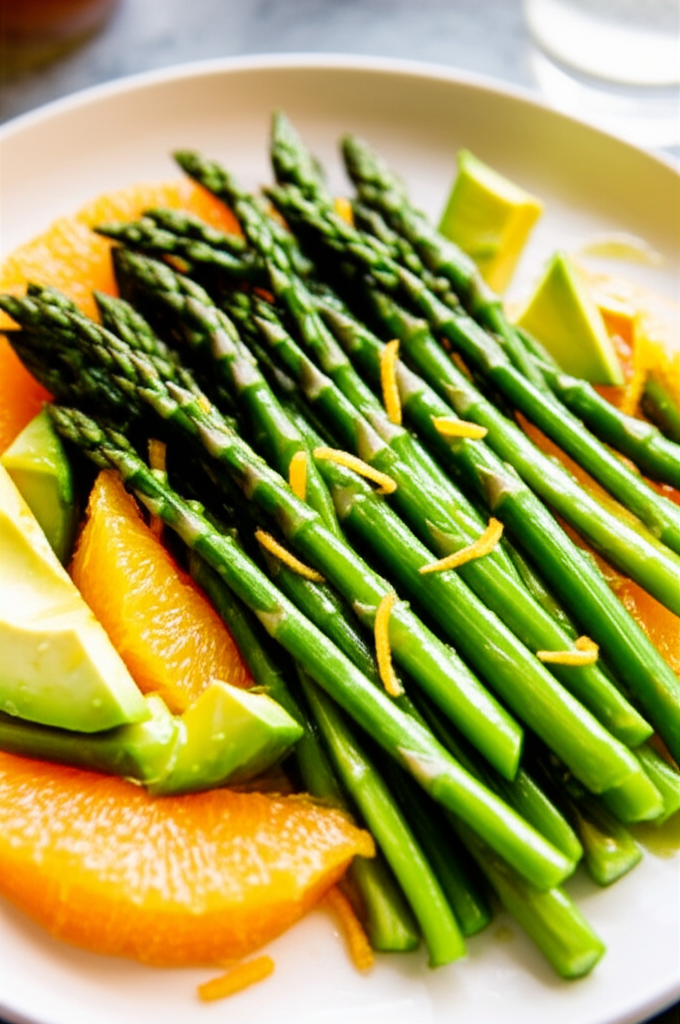 Asparagus Avocado And Orange Salad image