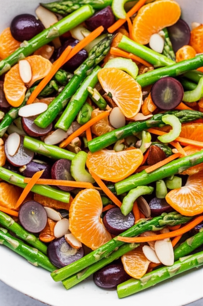 Asparagus Mandarin Orange Salad image
