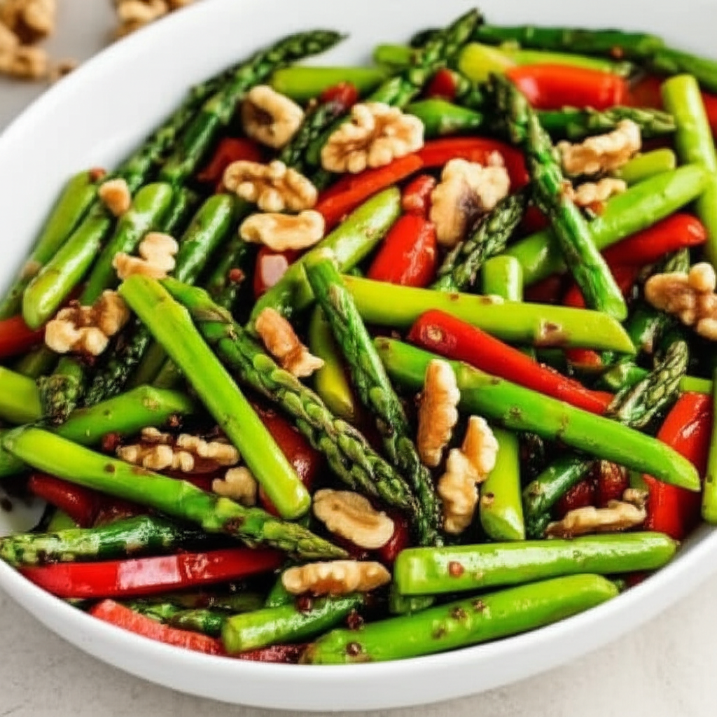 Asparagus Nut Stir Fry image