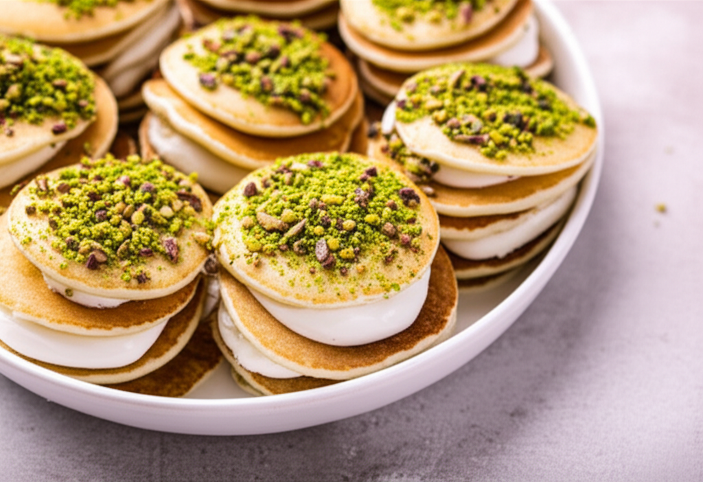 Ataif Atayif Bil Ishta Arab Pancakes Filled With Cream image