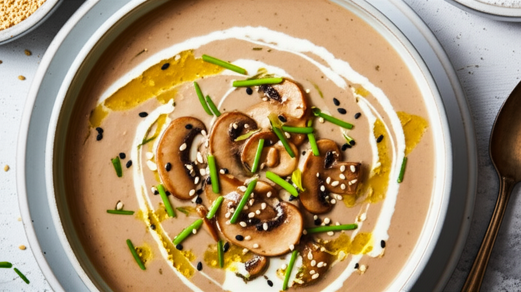 Atkins Creamy Mushroom Soup image