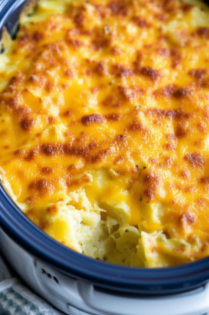 Au Gratin Crock Pot Potatoes image