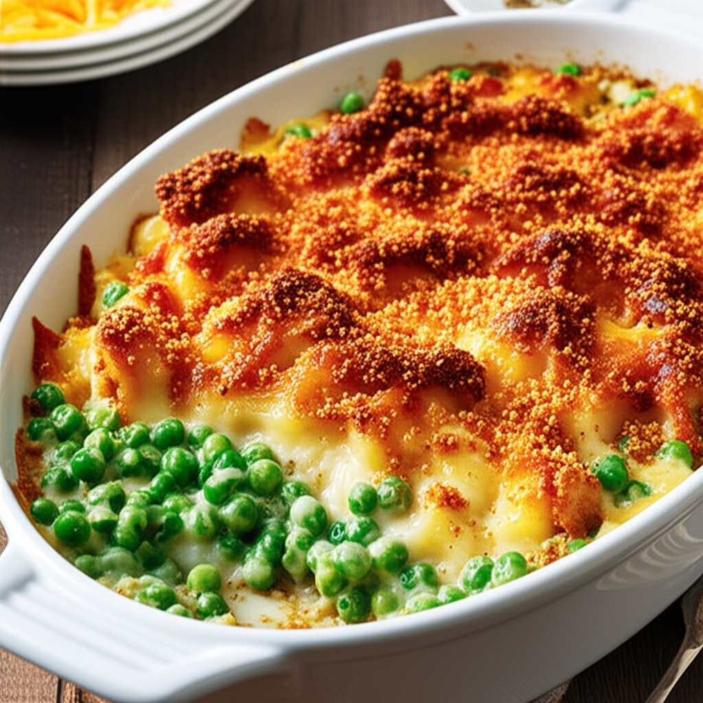 Au Gratin Peas image
