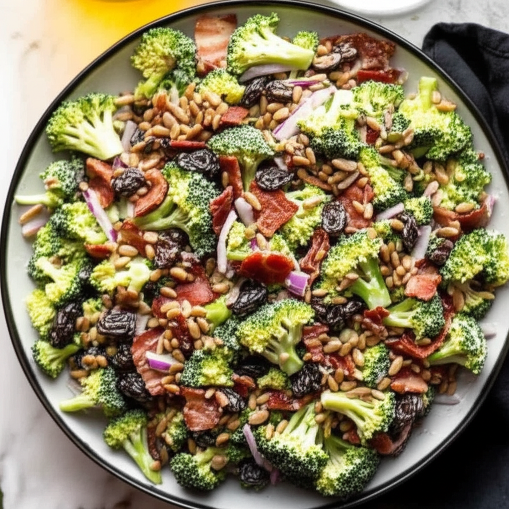 Audrey S Sunshine Raisin Broccoli Salad image