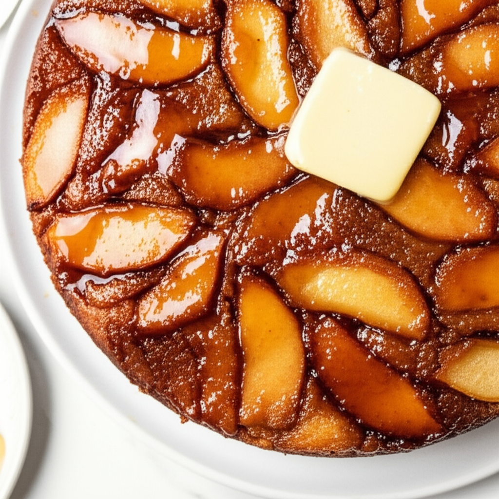 Aunt Betty S Apple Upside Down Corn Bread image