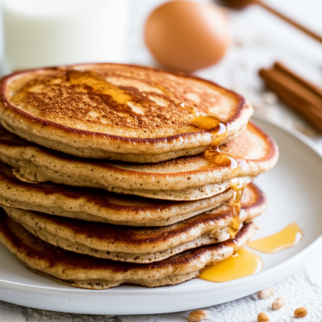 Aunt Dianna's Blender Whole Grain Pancakes image