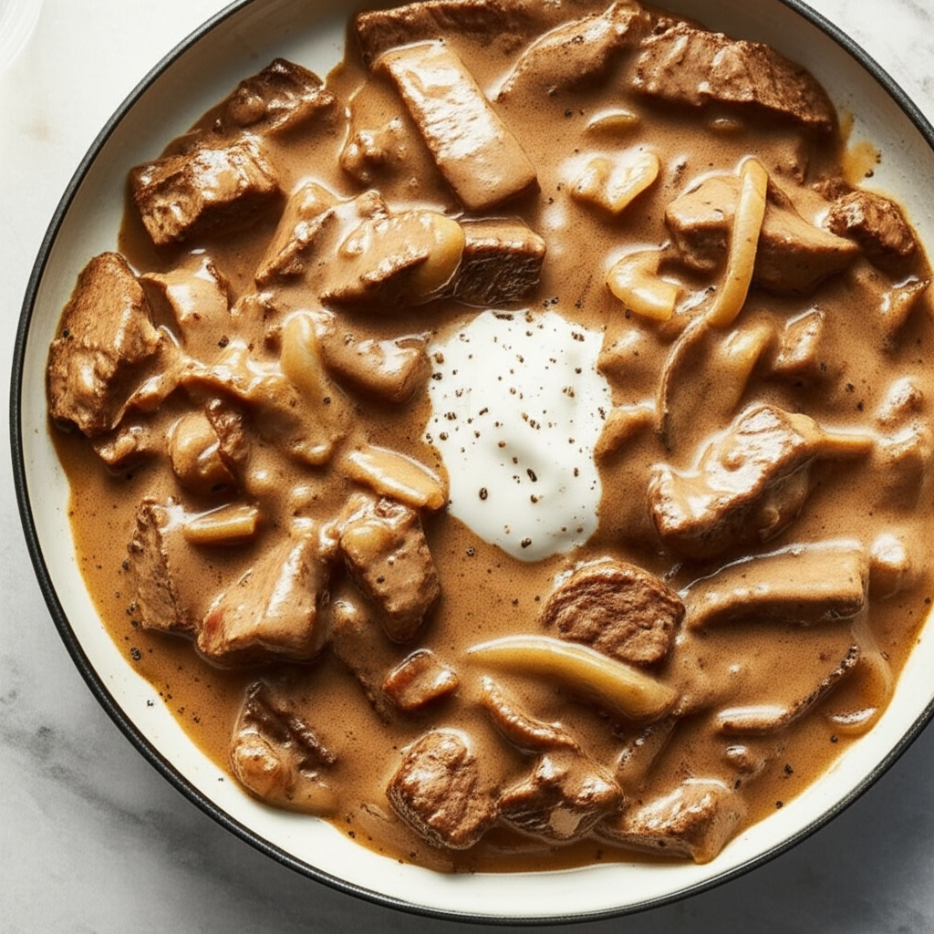 Aunt Eva's Swedish Stroganoff image