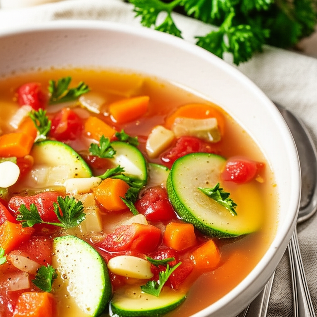 1980's Weight Watchers Veggie Soup image