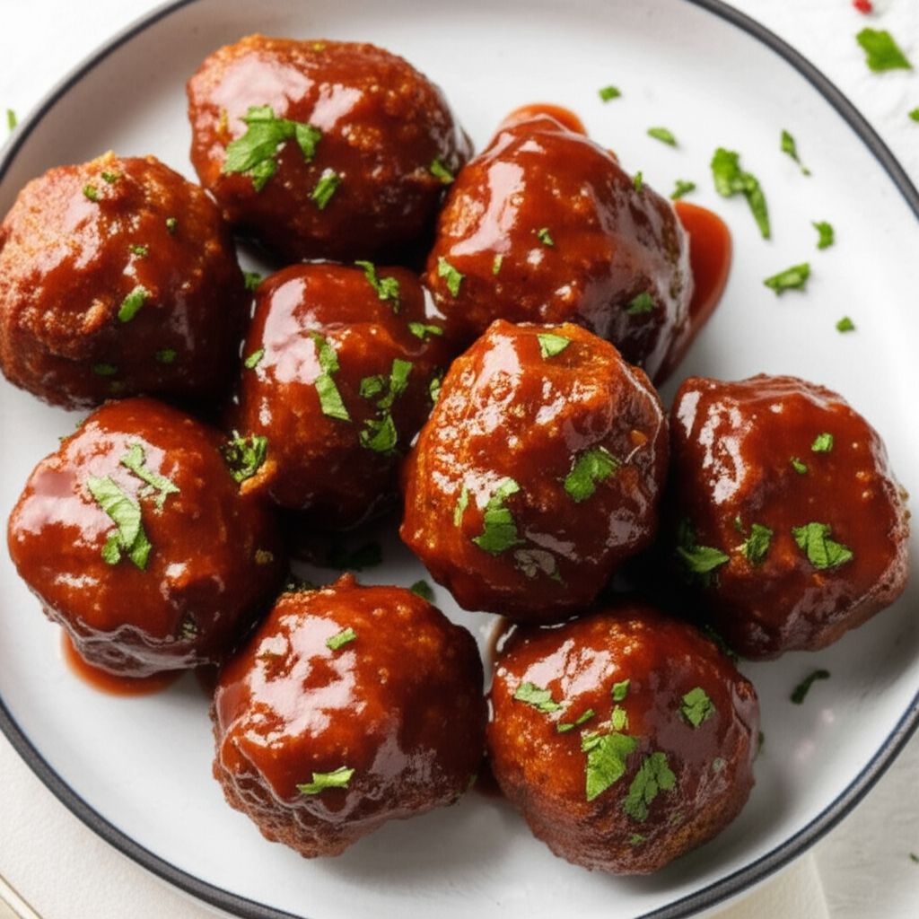Aunt Jenny S Slow Cooker Meatballs image
