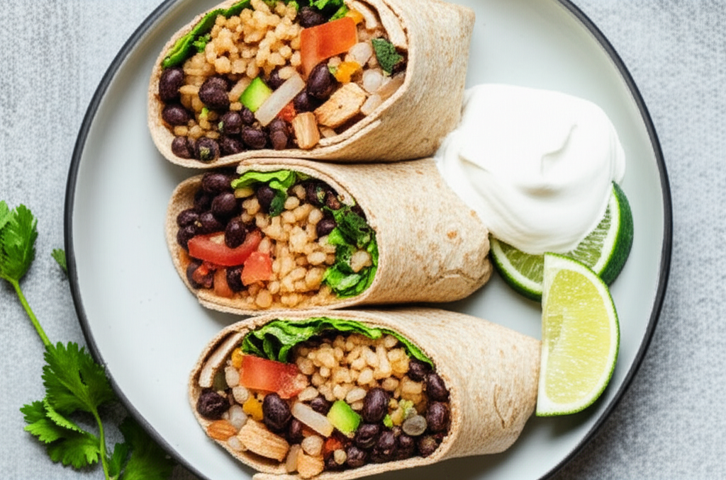 Aunt Jennys Black Bean Burritos image