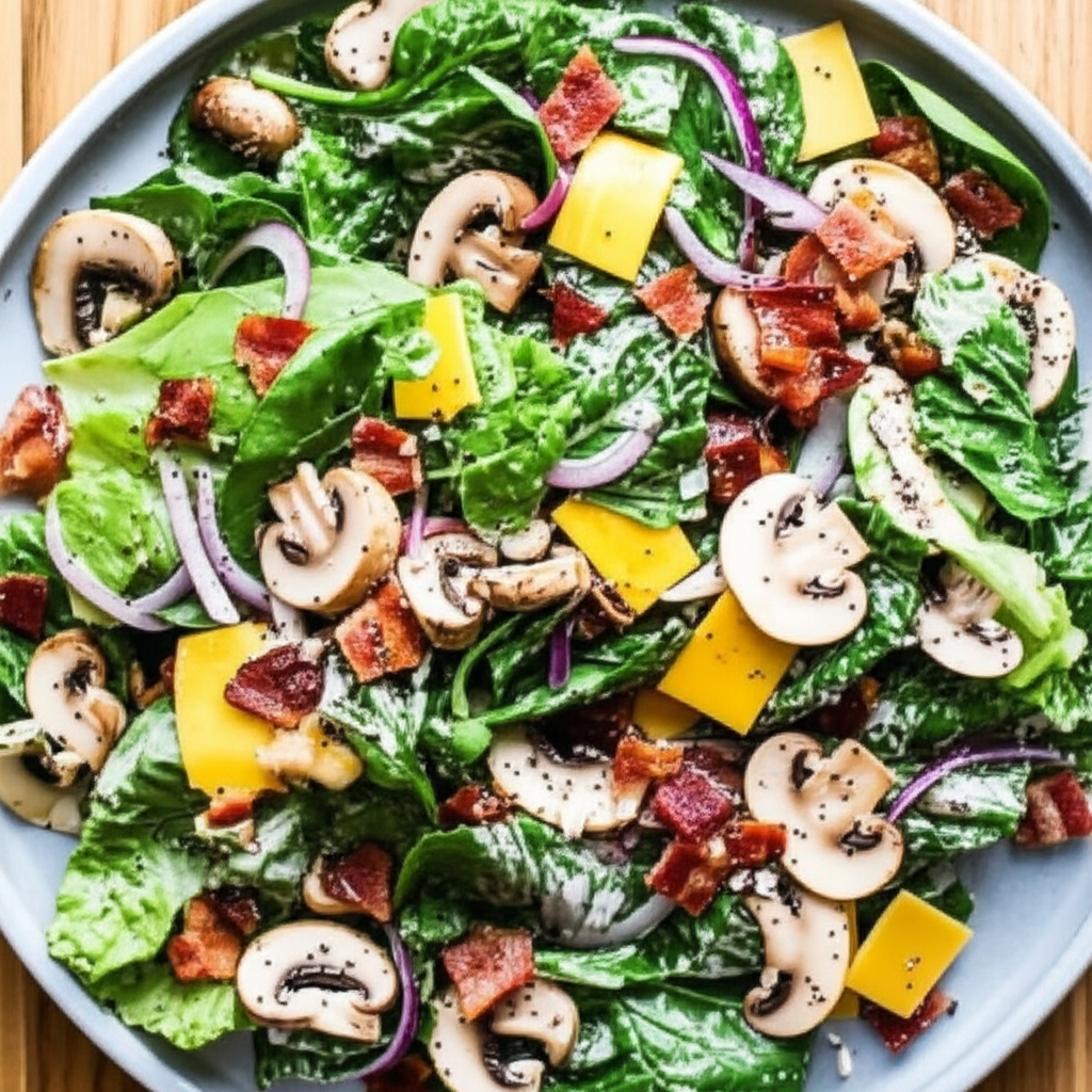 Aunt Kellie S Spinach Poppy Seed Salad image