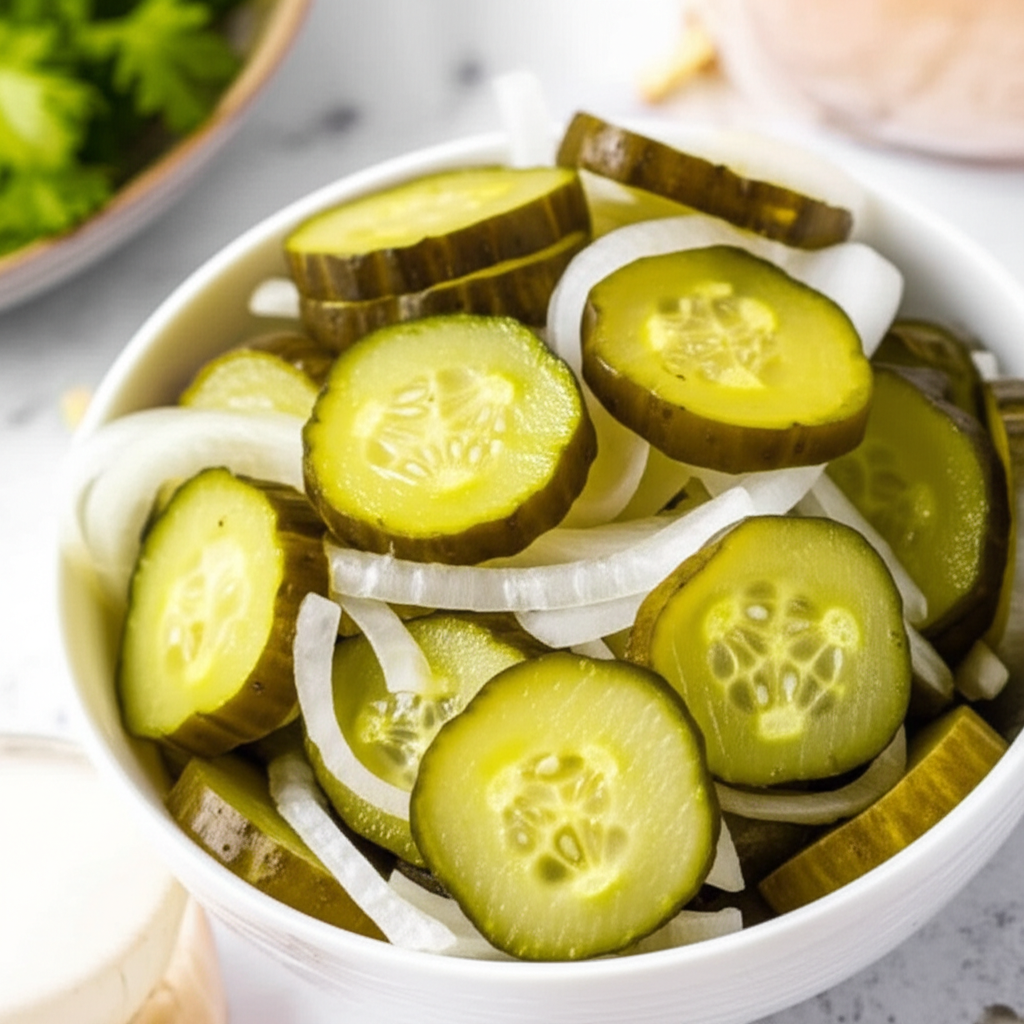 Aunt Linda's Refrigerator Pickles image