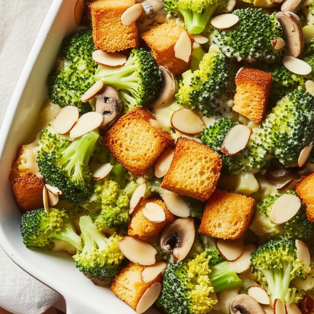 Aunt Liz S Almond Broccoli Casserole image