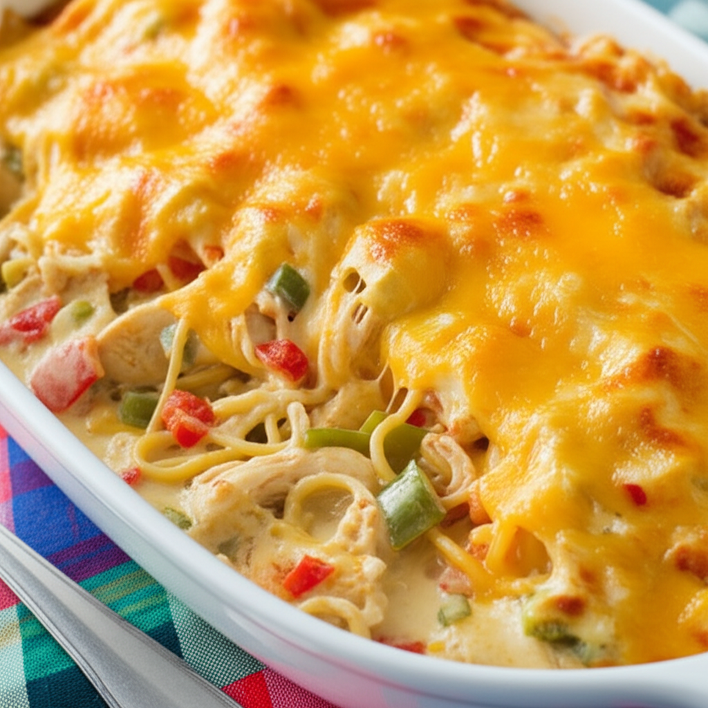 Aunt Liz S Chicken Spaghetti Casserole image
