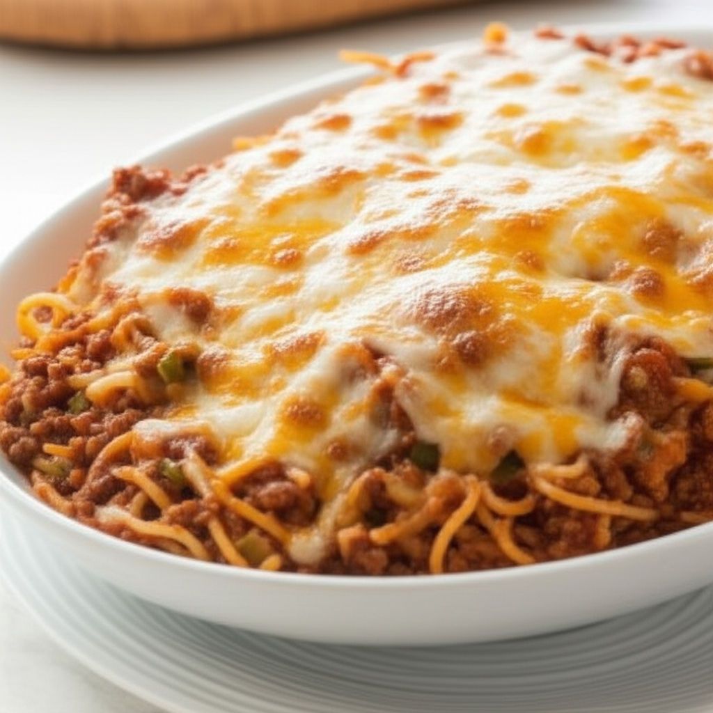 Aunt Pat S Spaghetti Casserole image