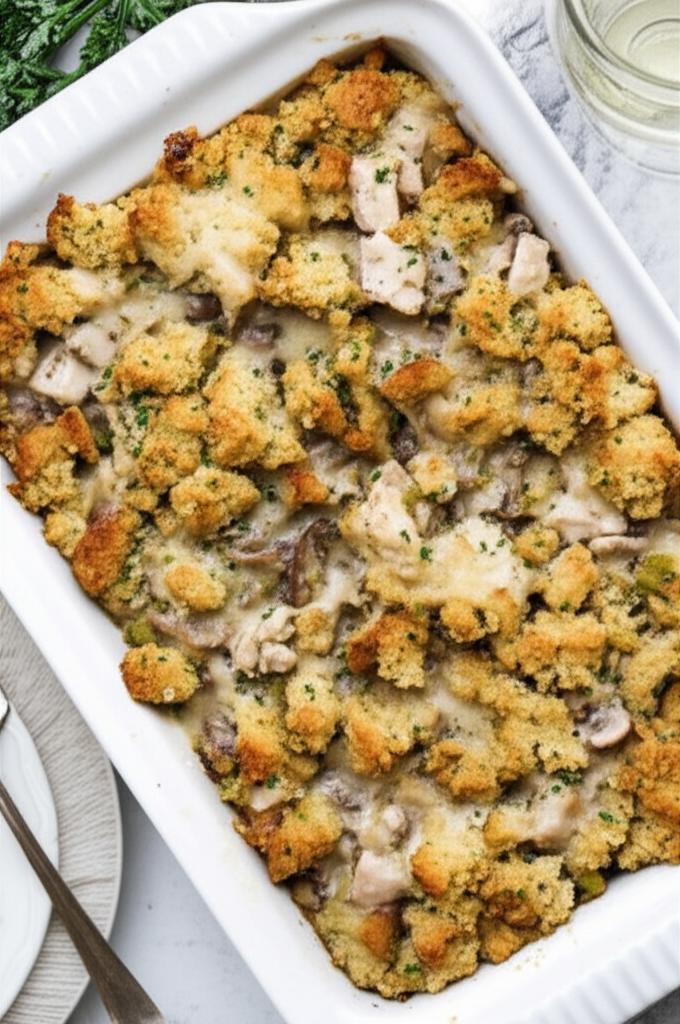 Aunt Penny S Chicken And Stuffing Casserole image