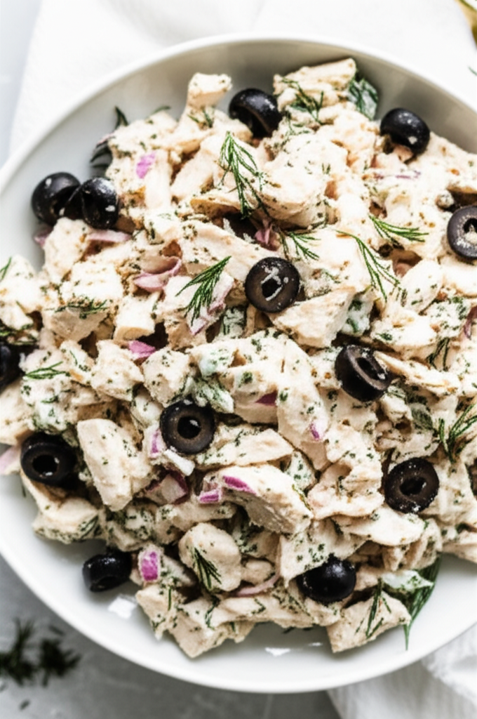 2 In 1 Herbed Chicken Leftover Chicken Salad image