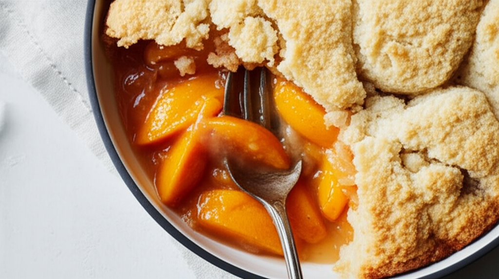 Aunt Vera S Fresh Peach Cobbler image