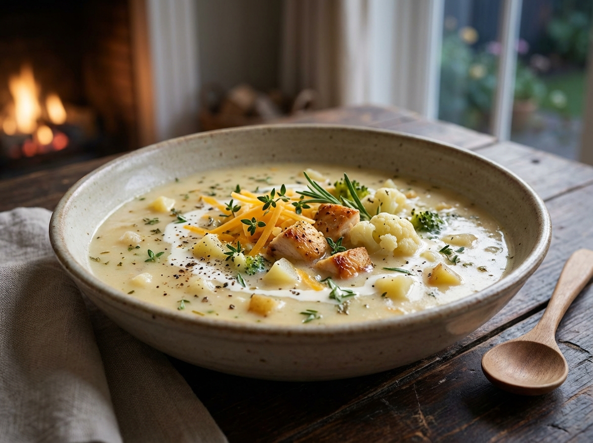 Herbed Potato Soup Amazing image