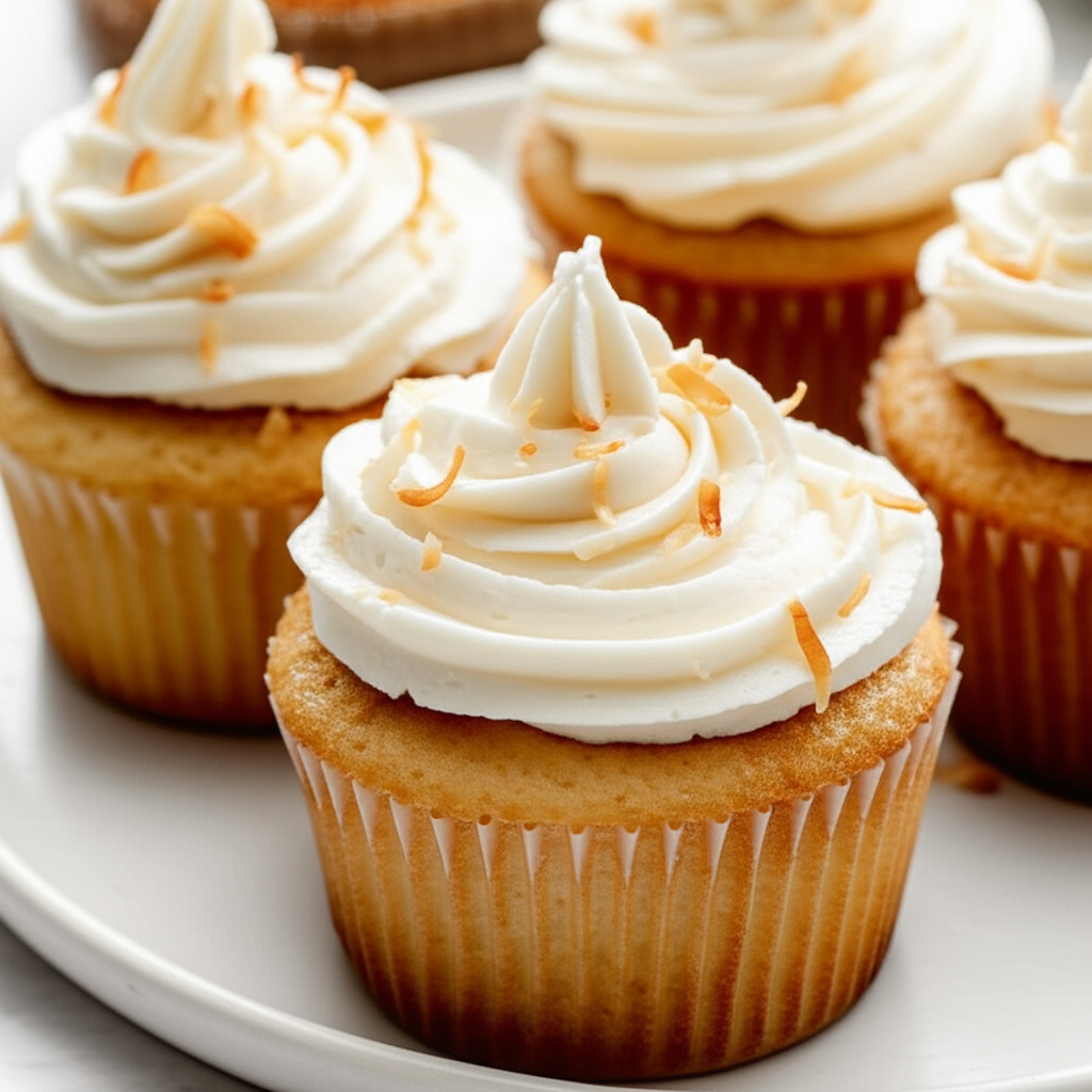 Auntie Em S Coconut Cupcakes image