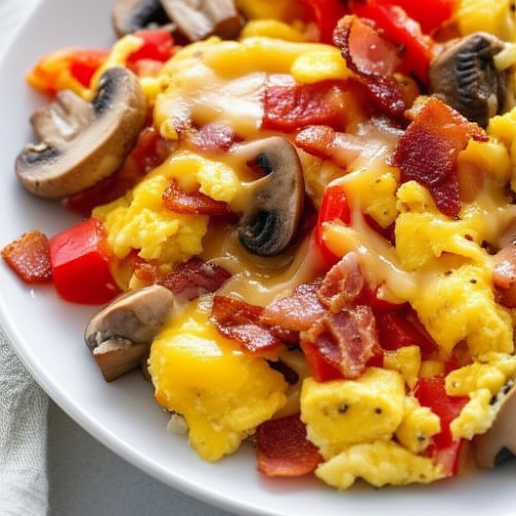 Aussie Breakfast Egg Mess image