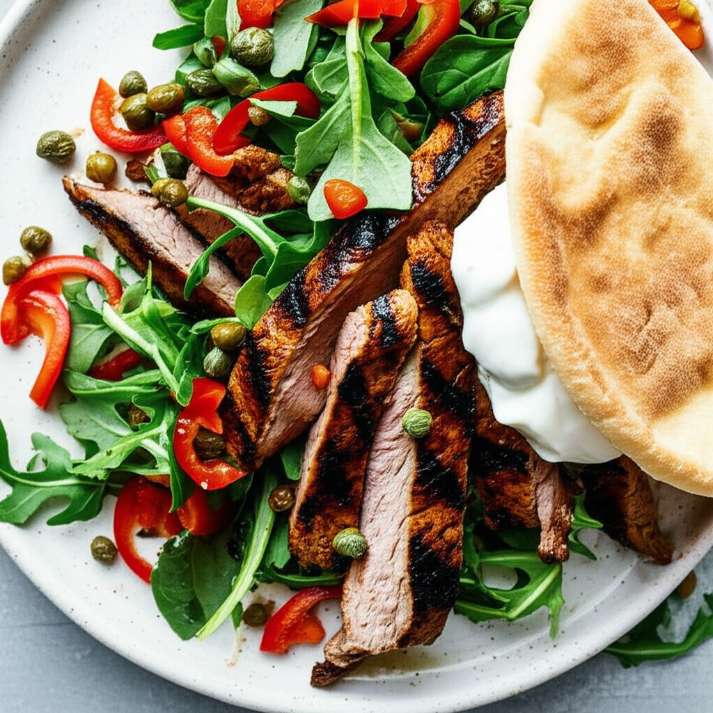 Aussie Lamb Sandwich Souvlaki image
