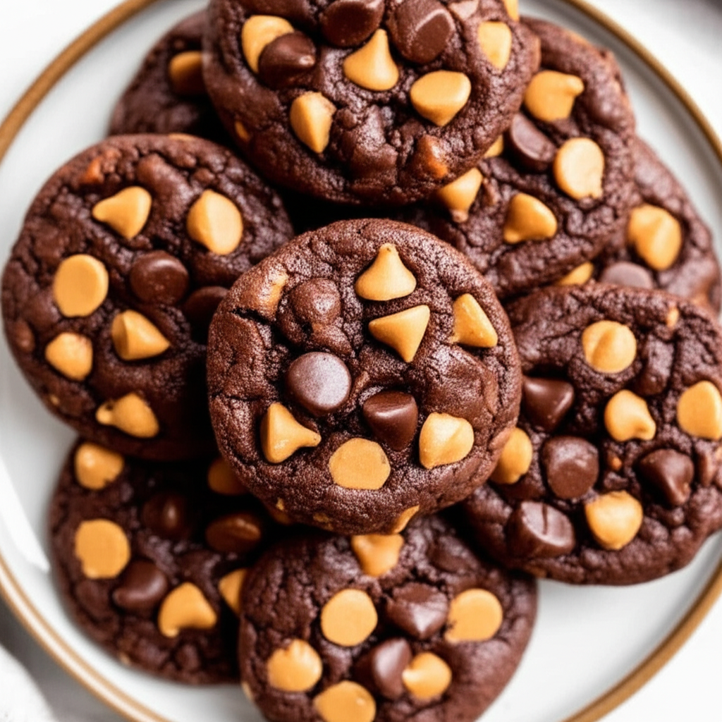 Austin's Peanut Butter Butterscotch Chip Brownie Cookies image