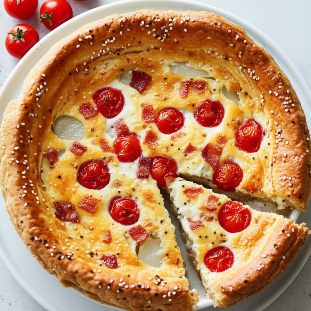 Australian Bacon And Egg Pie image