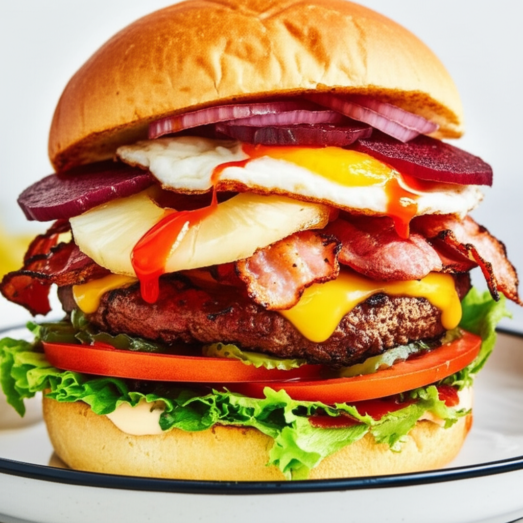 Australian Style Hamburger image