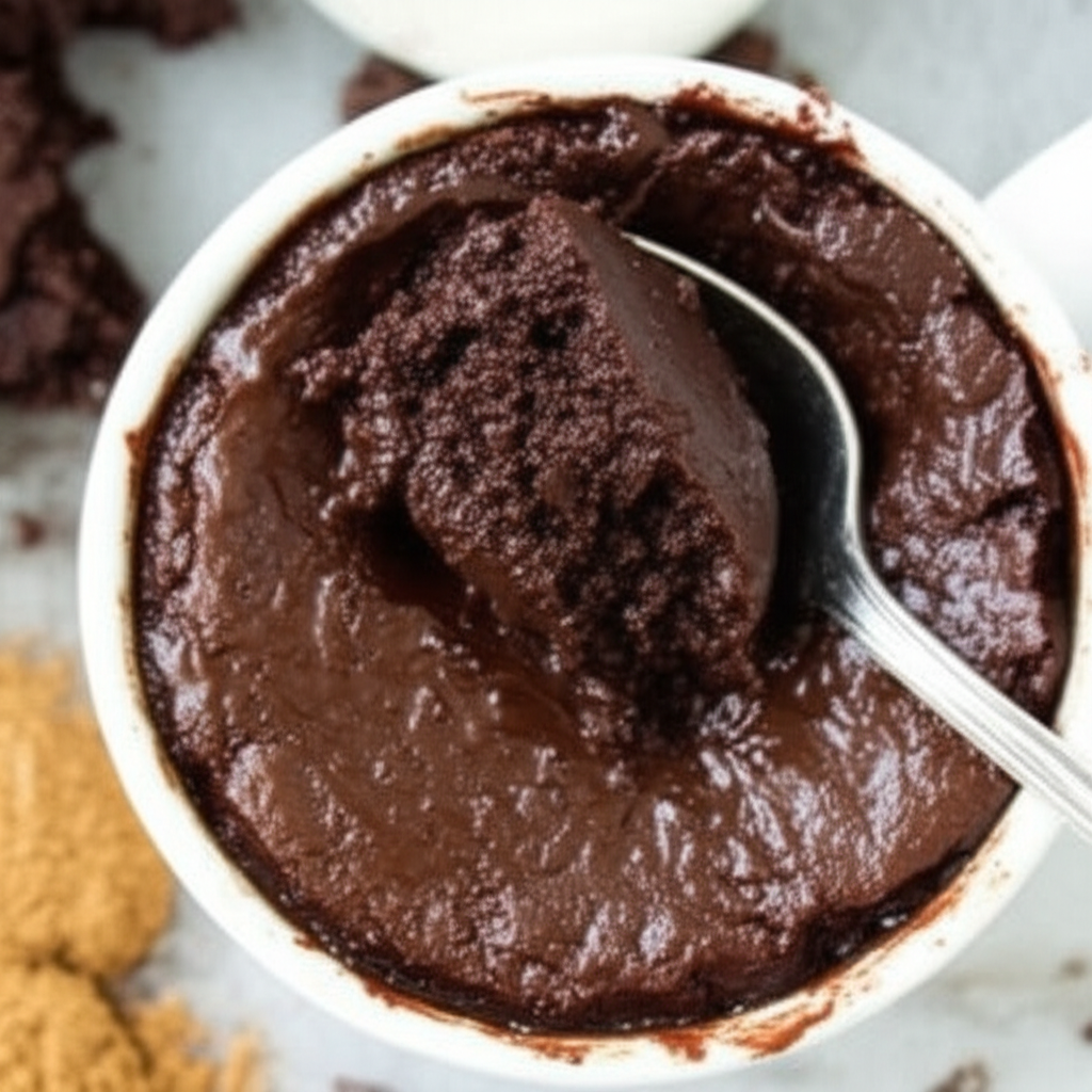 2 Minute Microwave Brownie In A Mug image