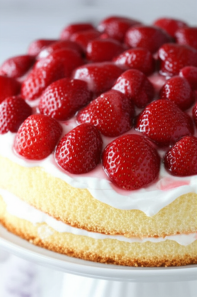 Austrian Strawberry Torte image