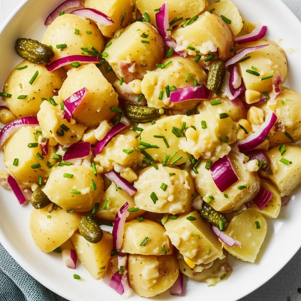 Austrian Style Potato Salad Cook S Illustrated image