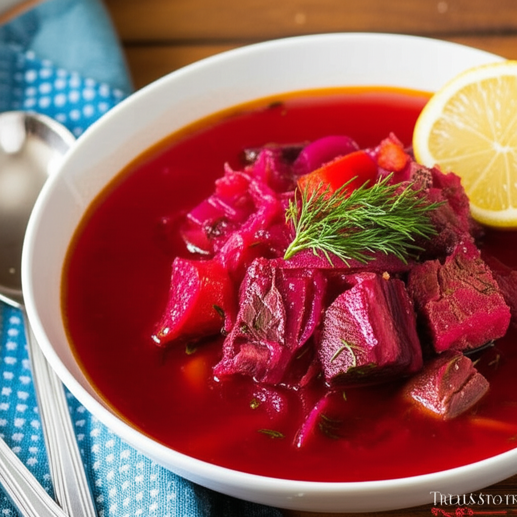 Authentic Russian Ukrainian Borscht image