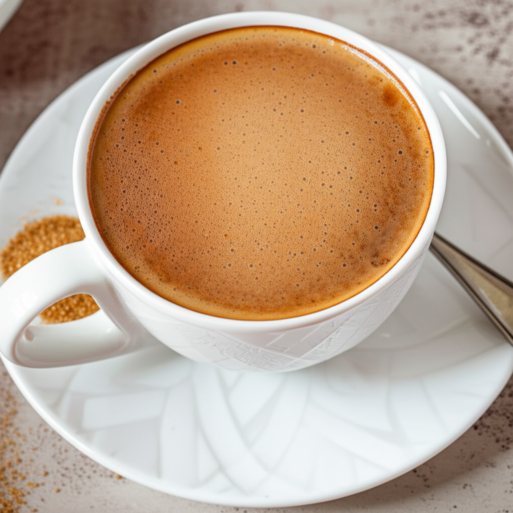 Authentic Cafe Con Leche Coffee With Milk image