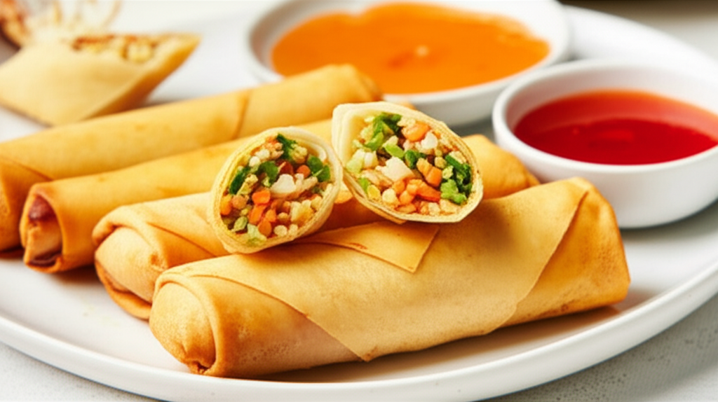Authentic Chinese Spring Rolls image