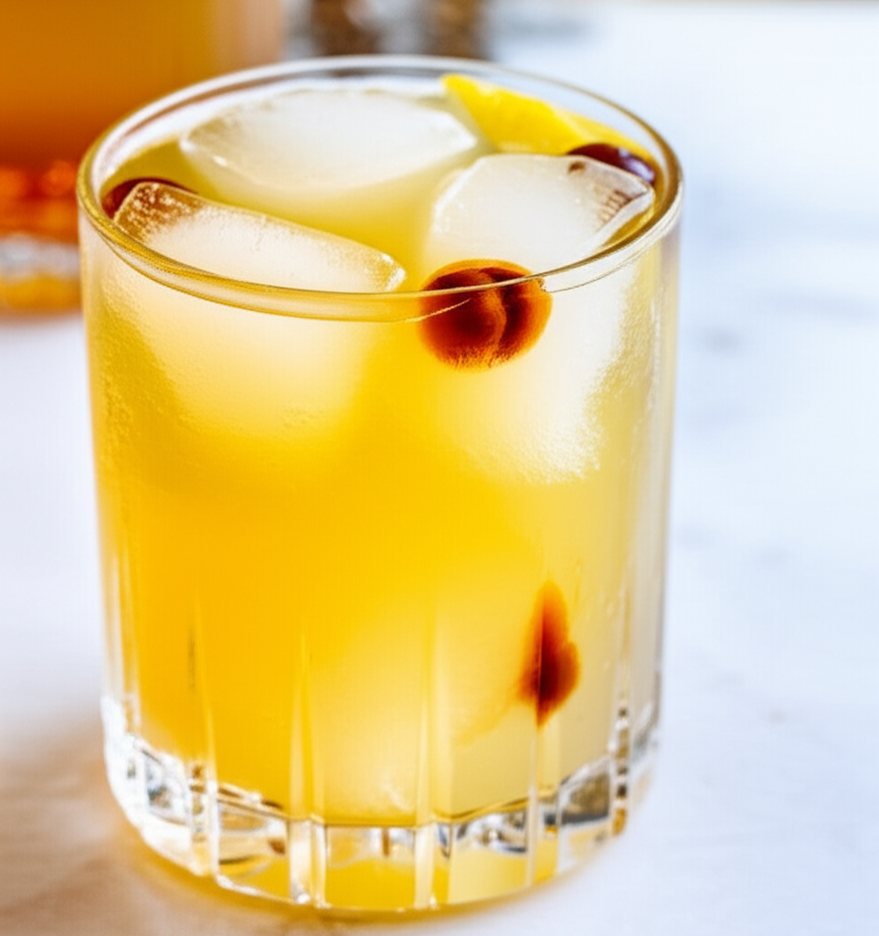 Authentic Cypriot Taverna Brandy Sour Cocktail image
