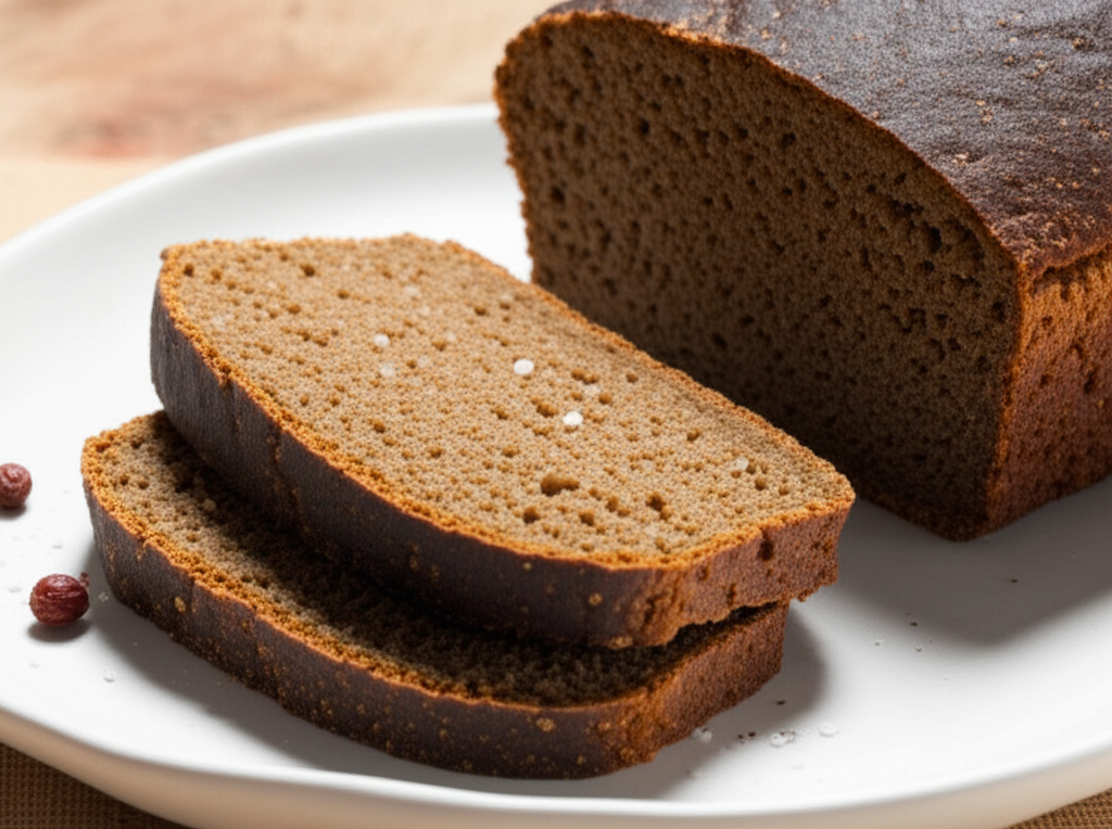 Authentic German Black Bread Schwarzbrot image