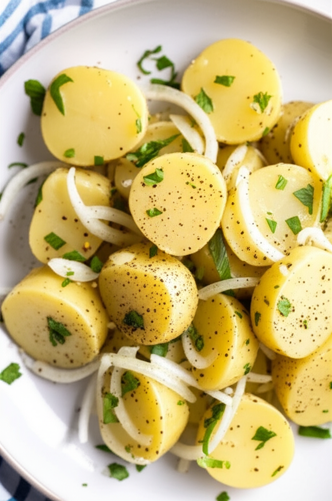 Authentic German Summer Potato Salad Leichter Kartoffelsalat image