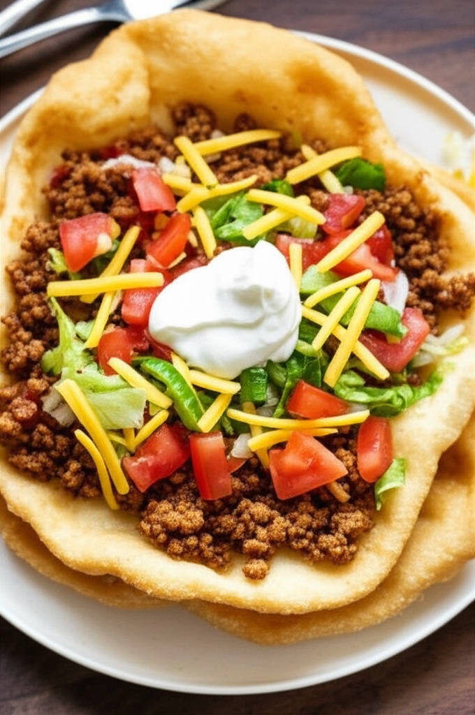 Authentic Indian Taco Fry Bread image