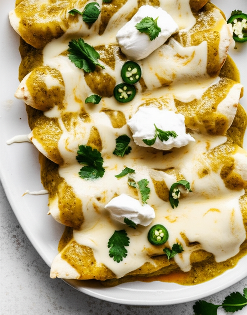 Authentic Mexican Enchiladas Verdes image