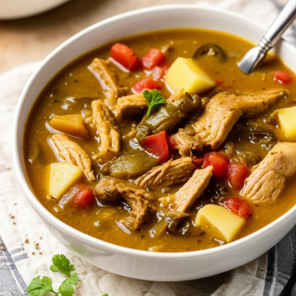 Authentic New Mexico Green Chile Stew image