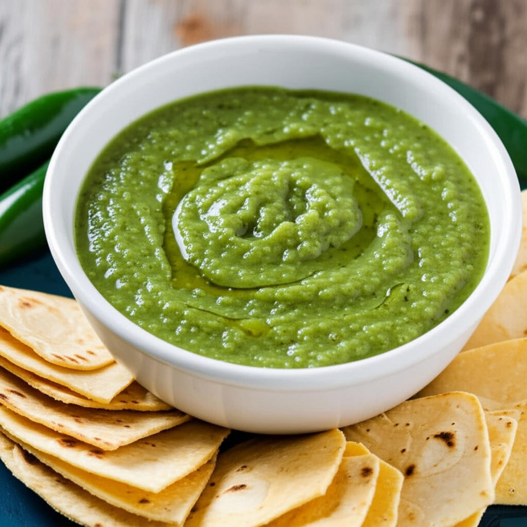 Authentic Salsa Verde Served Hot image