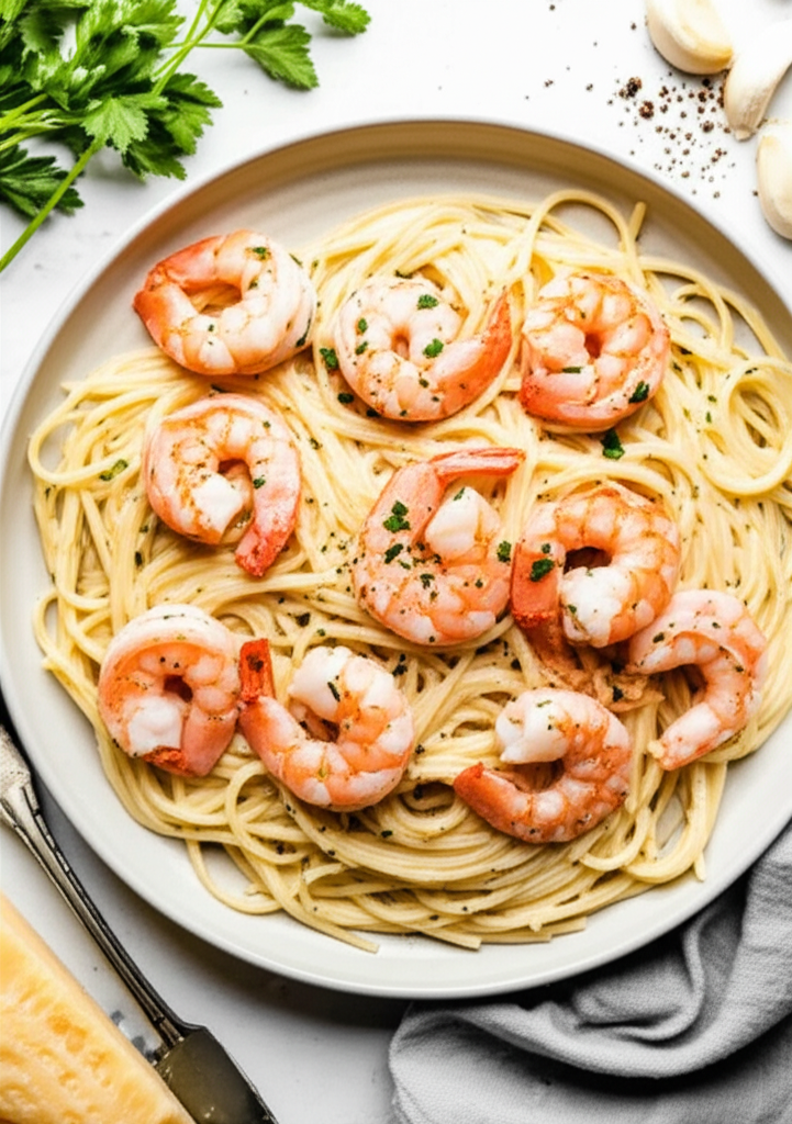 Authentic Shrimp Alfredo image