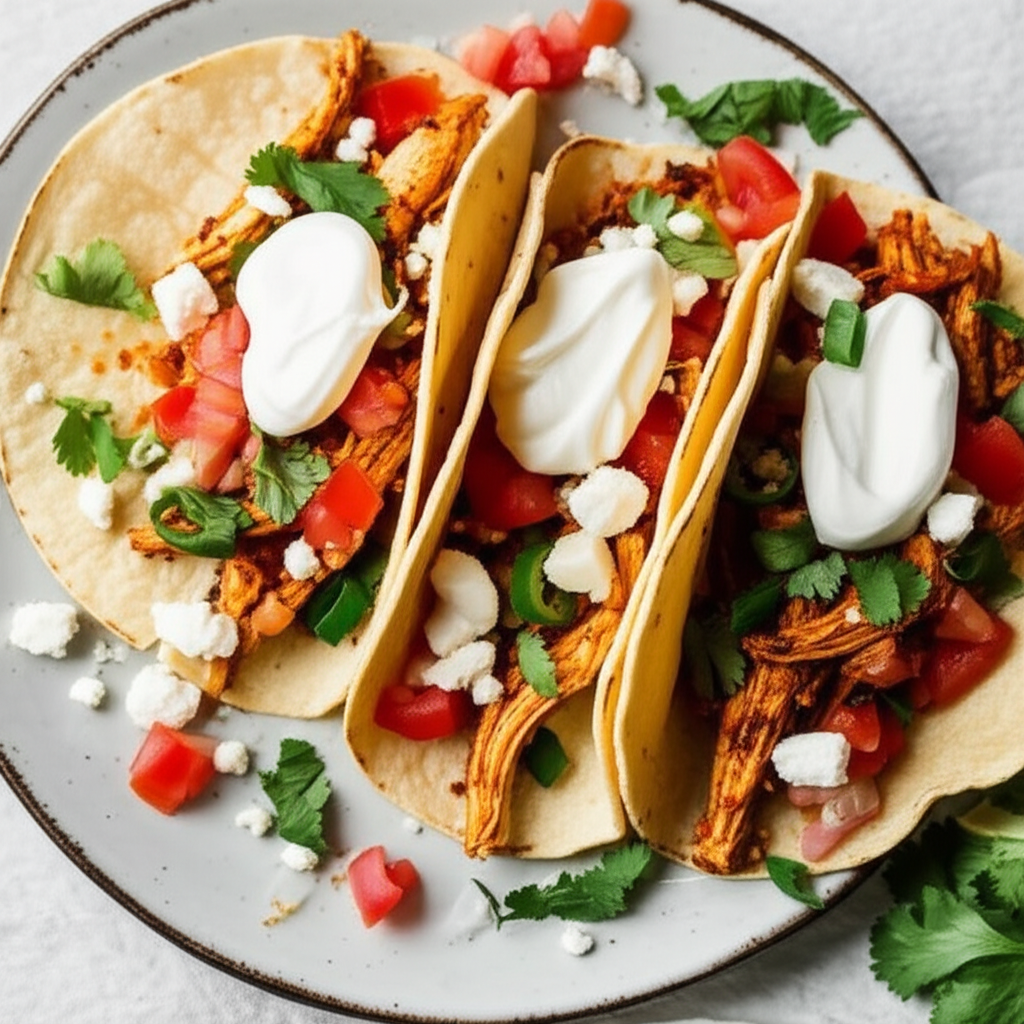 Authentic Spicy Chicken Tacos image