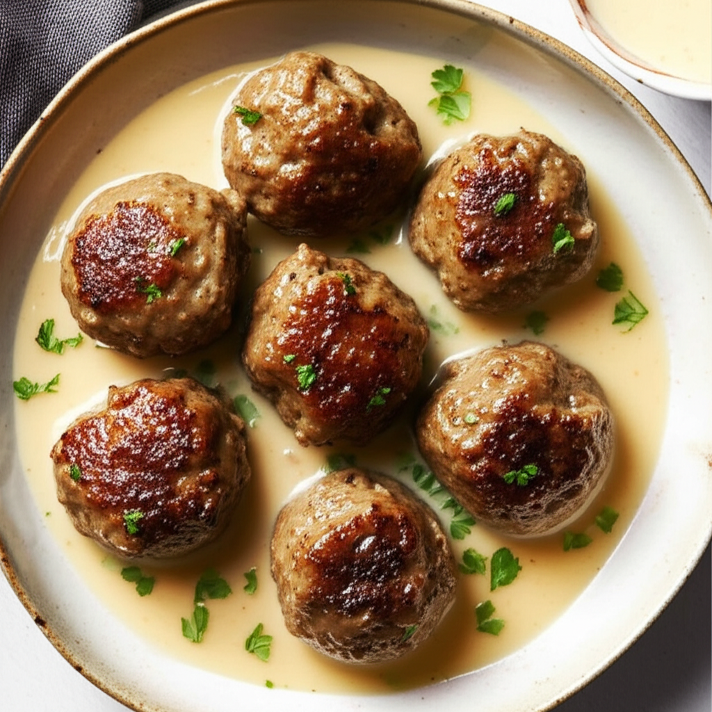 Authentic Swedish Meatballs image