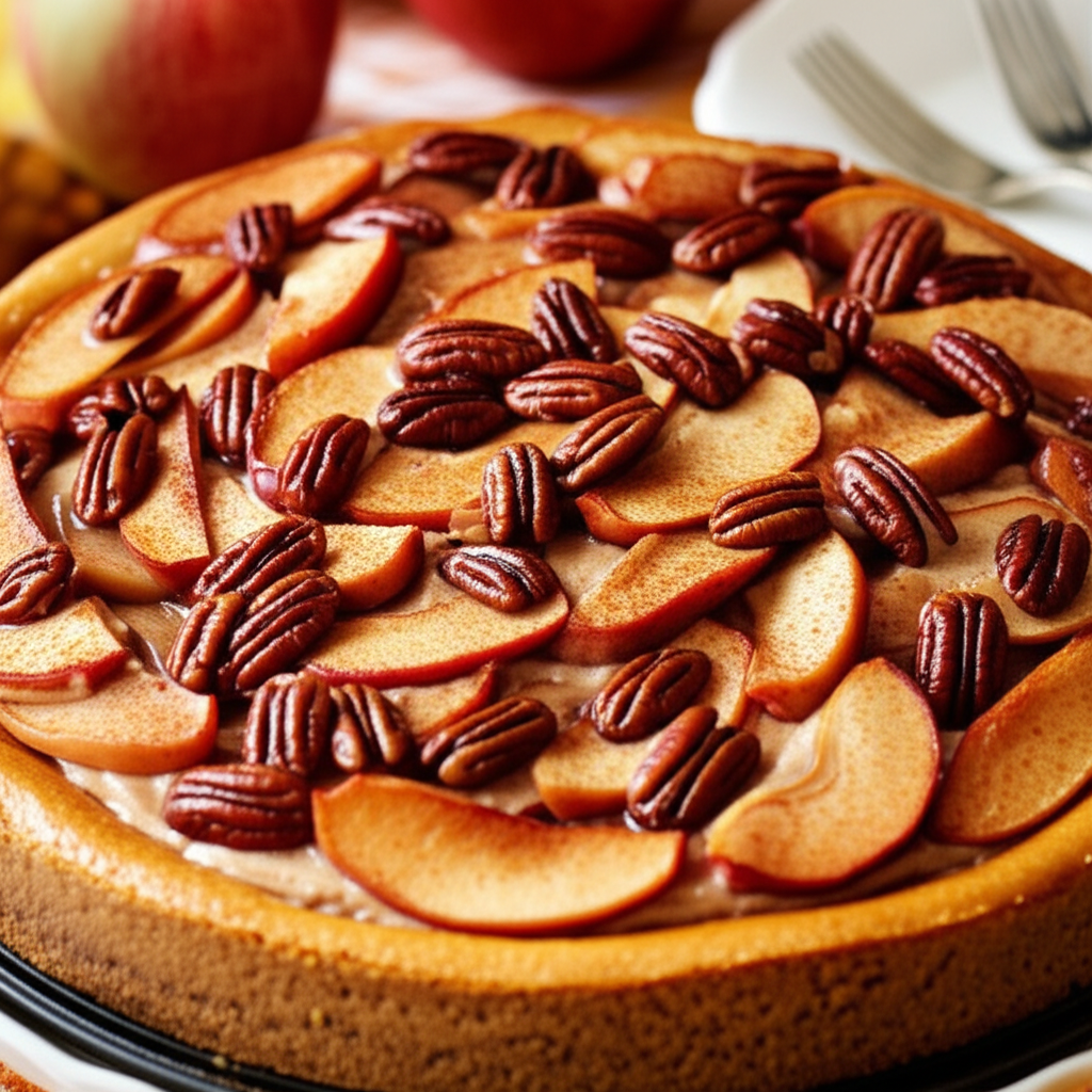 Autumn Apple Cheesecake image