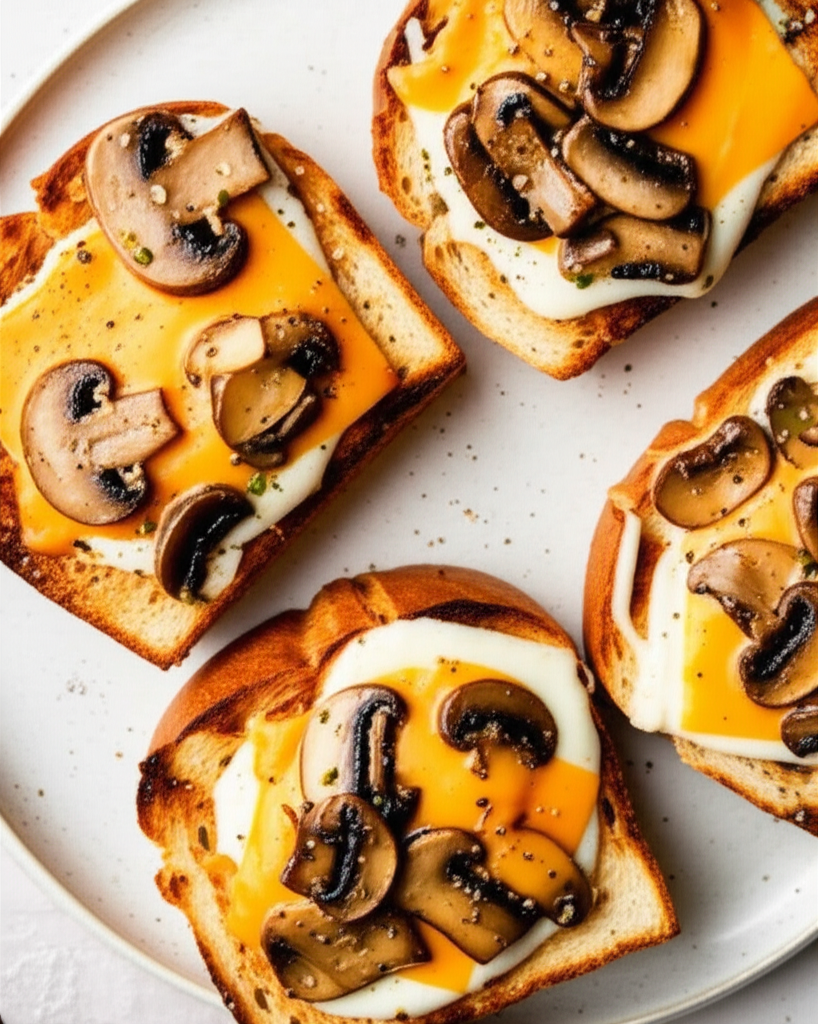 2 Cheese Mushroom Toast image
