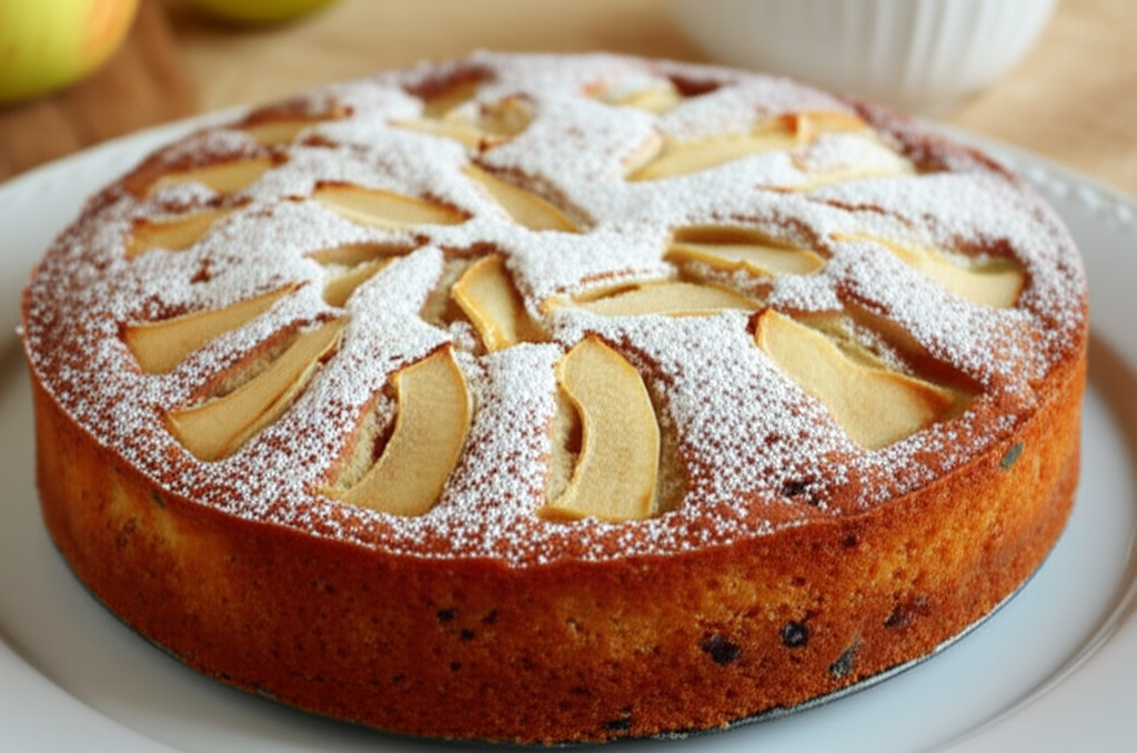 Autumn Apple Sponge Cake image